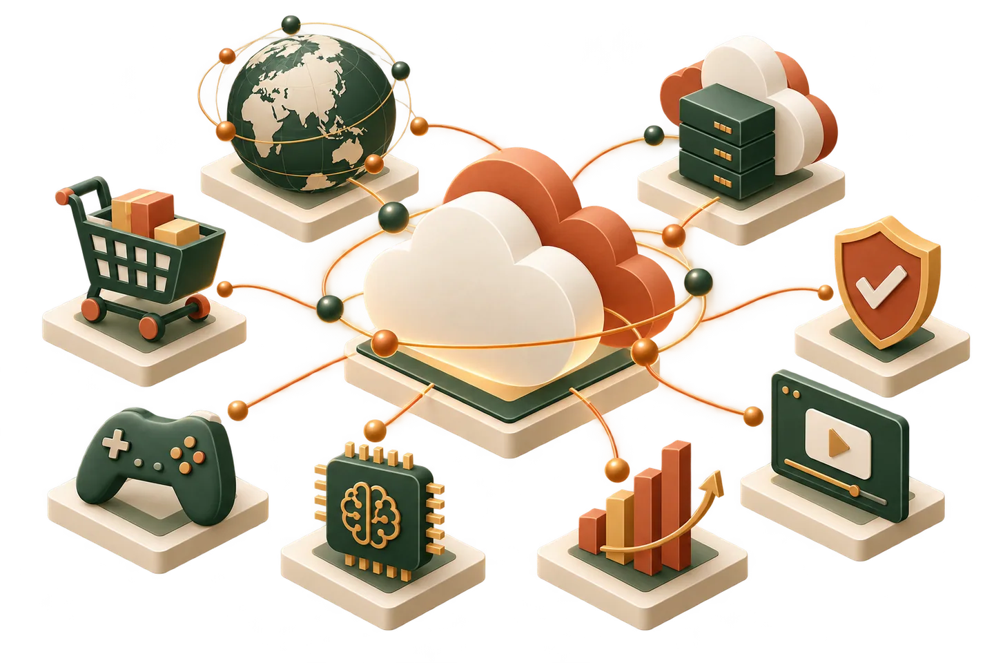 AWS 账号与云资源概念图